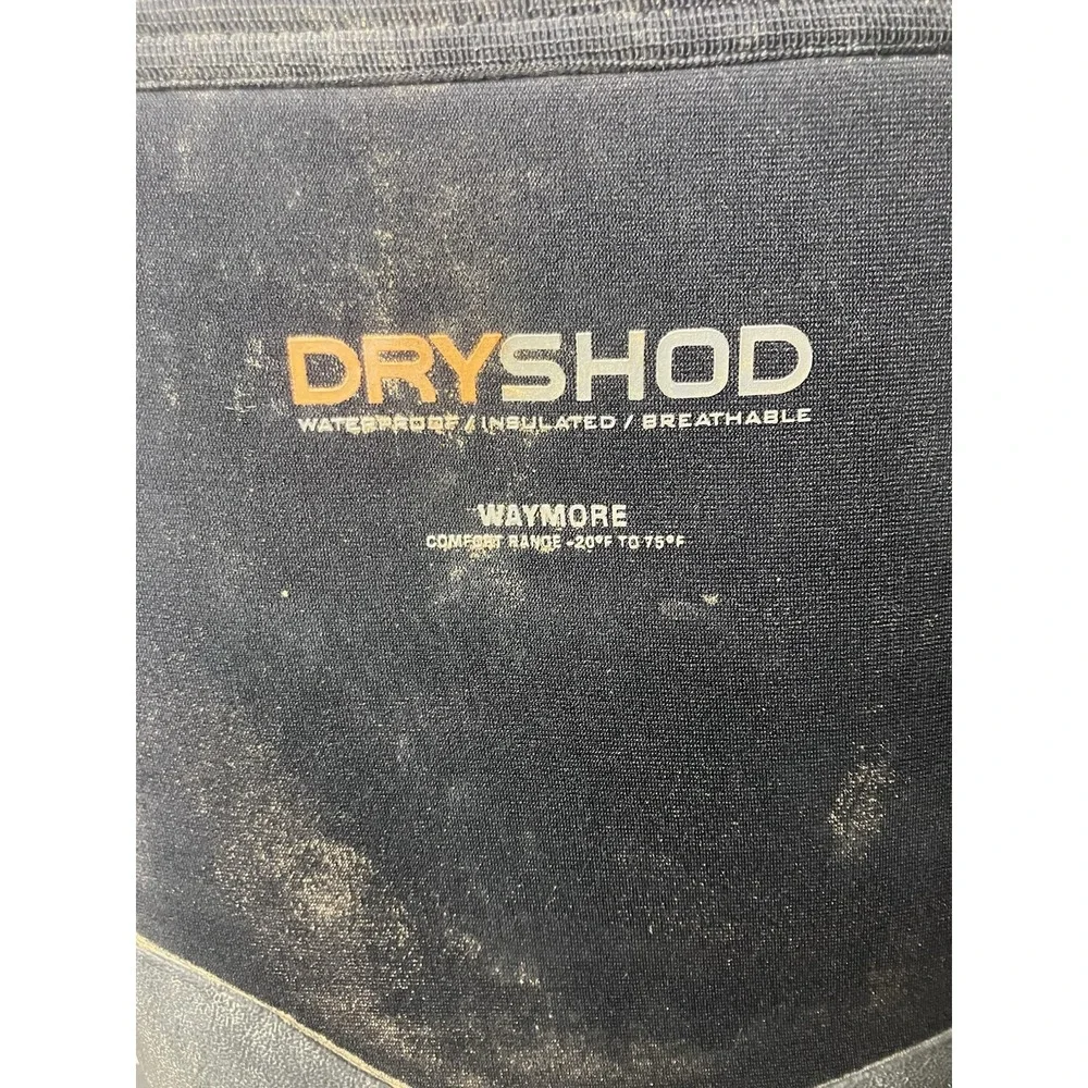 Dryshod Waymore Waterproof Work Boots Black Mens Size 13 Insulated Breathable‎